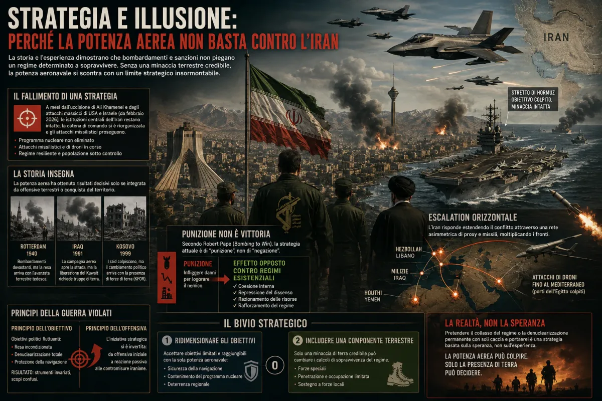 Strategia e Illusione: Perché la Potenza Aereo-Navale Non Basta Contro l'Iran