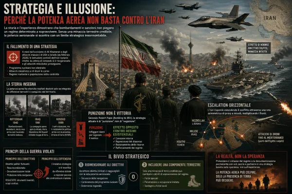 Strategia e Illusione: Perché la Potenza Aereo-Navale Non Basta Contro l’Iran